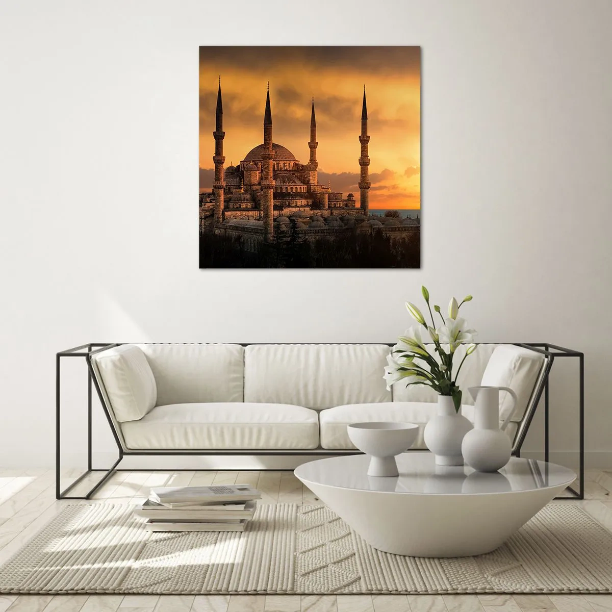 Billede på glas - Gud er stor - 40x40 cm