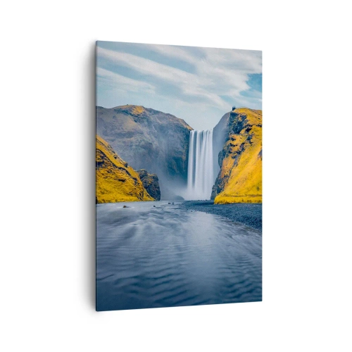 Lærredstryk - Billede på lærred - Evig varighed, evig bevægelse - 70x100 cm