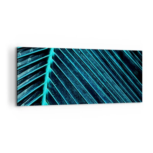 Lærredstryk - Billede på lærred - Tekstur af grønt - 100x40 cm