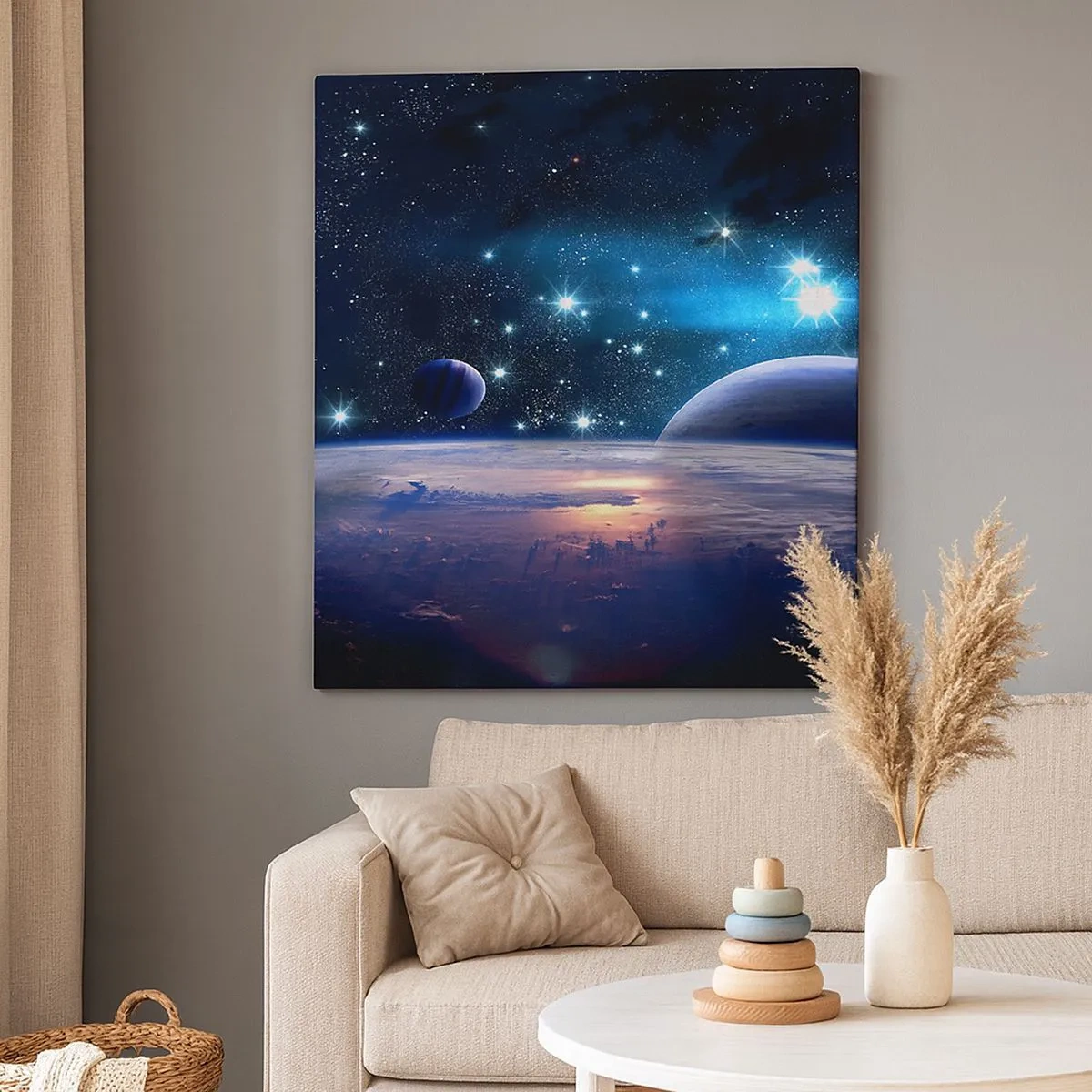 Lærredstryk - Billede på lærred - Er du stadig alene? - 30x30 cm