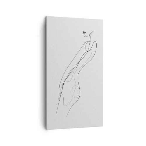 Lærredstryk - Billede på lærred - Næppe et løfte - 45x80 cm