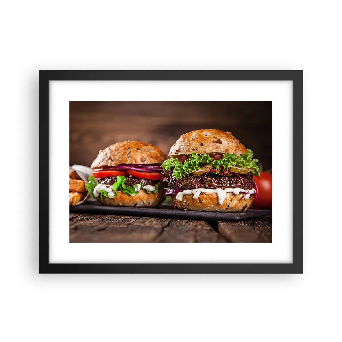 Plakat i sort ramme - American dream - 40x30 cm