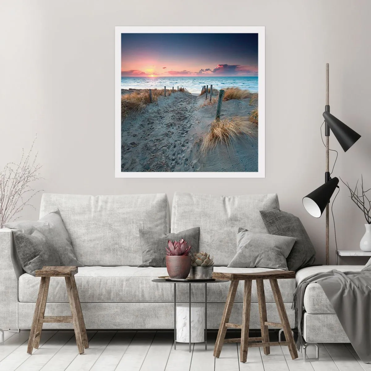 Plakat - Du har udgydt en regnbue af strålende pragt.... - 30x30 cm