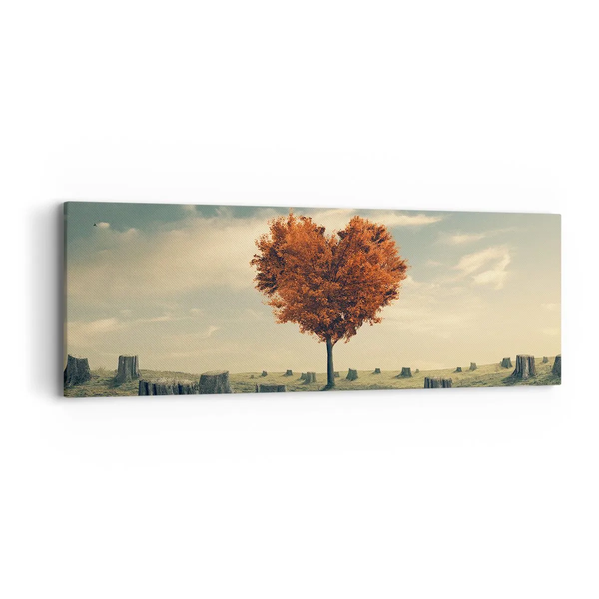 Lærredstryk - Billede på lærred - Der er stadig håb - 90x30 cm