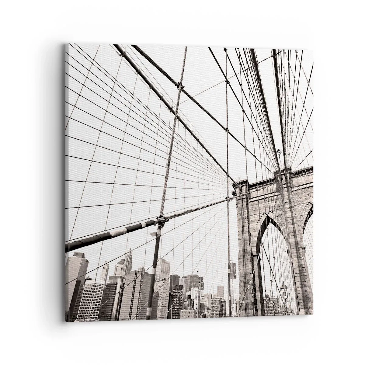 Lærredstryk - Billede på lærred - Katedralen i New York - 70x70 cm