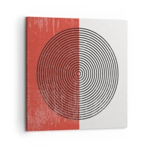 Lærredstryk - Billede på lærred - Lige til sagen - 60x60 cm