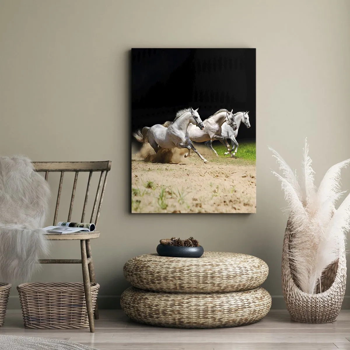 Lærredstryk - Billede på lærred - Tre Nåder - 50x70 cm