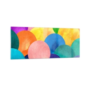 Billede på glas - Den oprindelige fylde af liv - 100x40 cm