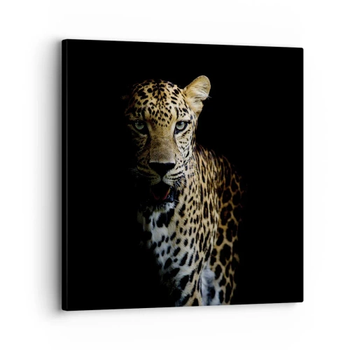 Lærredstryk - Billede på lærred - Mørk skønhed - 30x30 cm