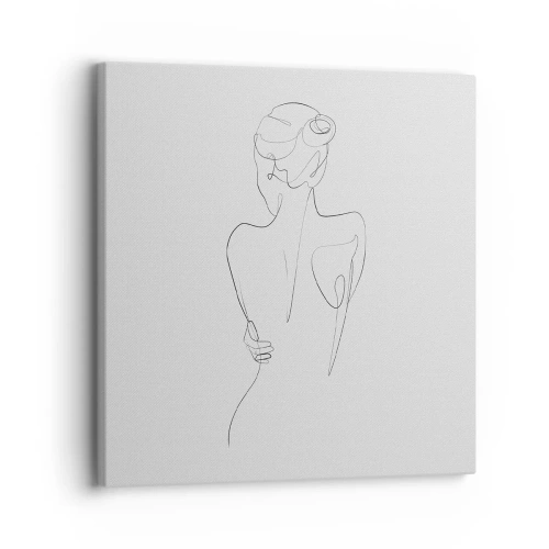 Lærredstryk - Billede på lærred - Kroppens musik - 30x30 cm