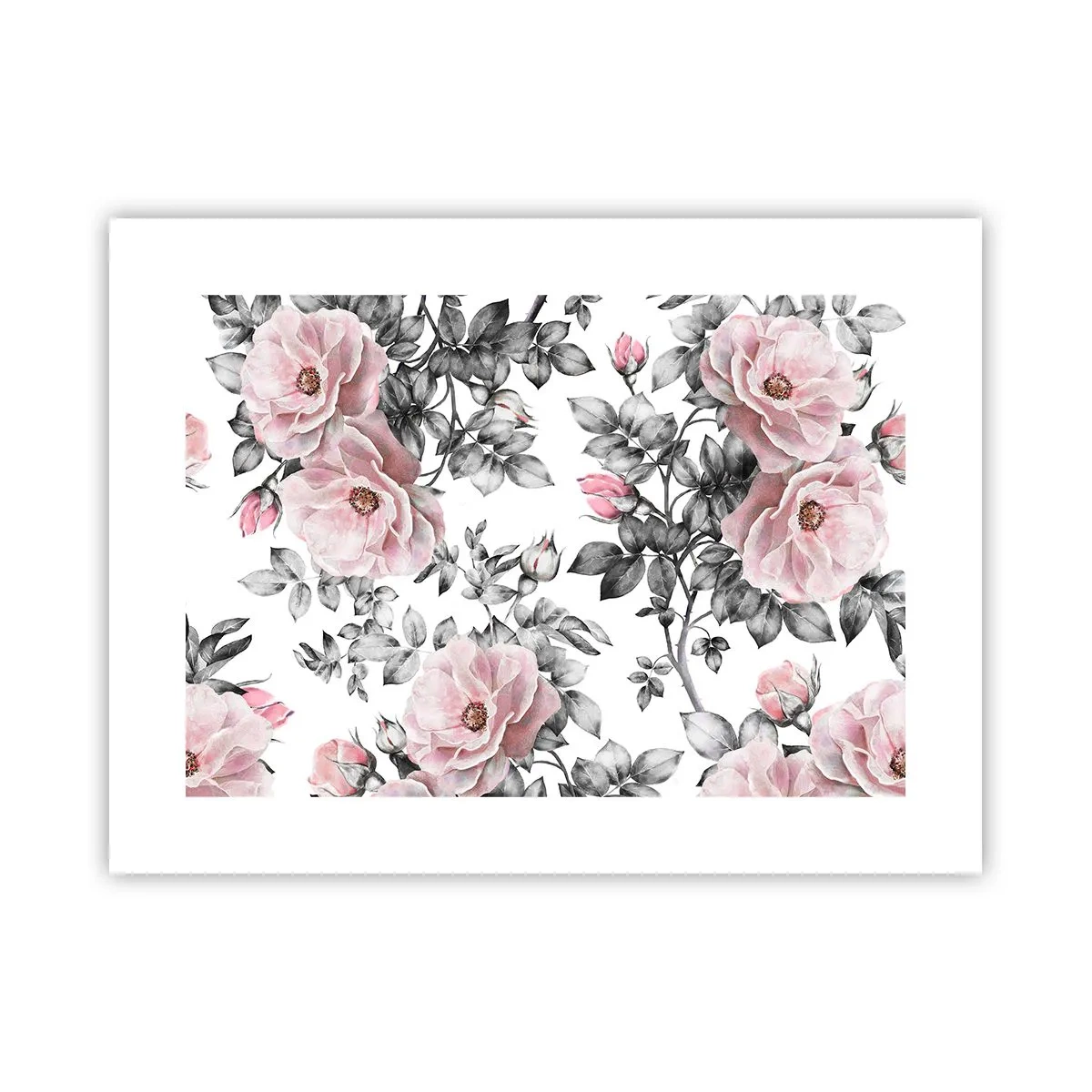 Plakat - Forsvind i rosenblomsterne - 40x30 cm