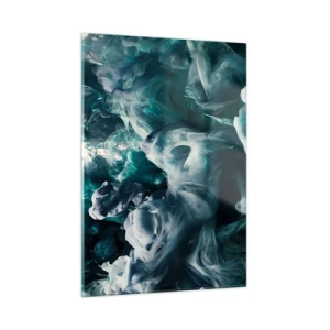 Billede på glas - Farvebevægelse - 50x70 cm