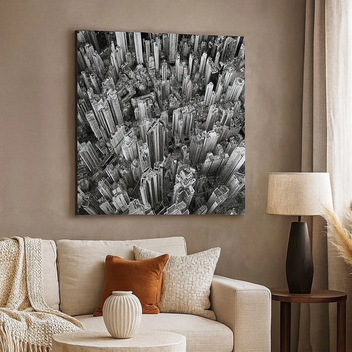 Lærredstryk - Billede på lærred - Stadig højere og højere - 30x30 cm