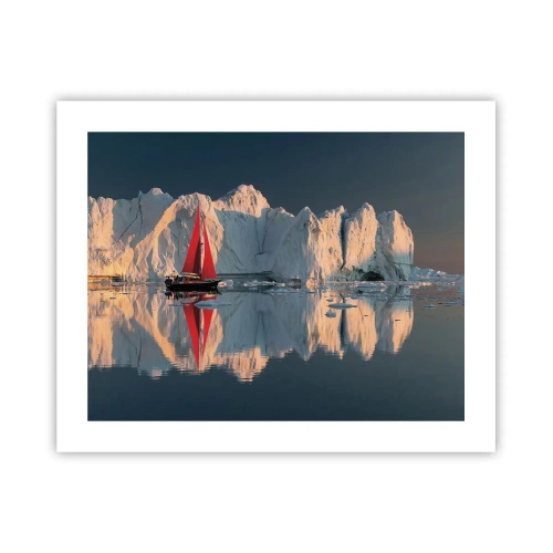 Plakat - På kanten af verden - 50x40 cm