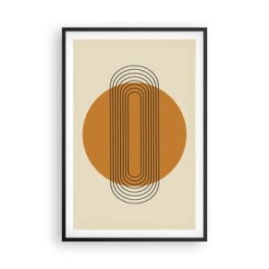 Plakat i sort ramme - Den perfekte plan - 61x91 cm