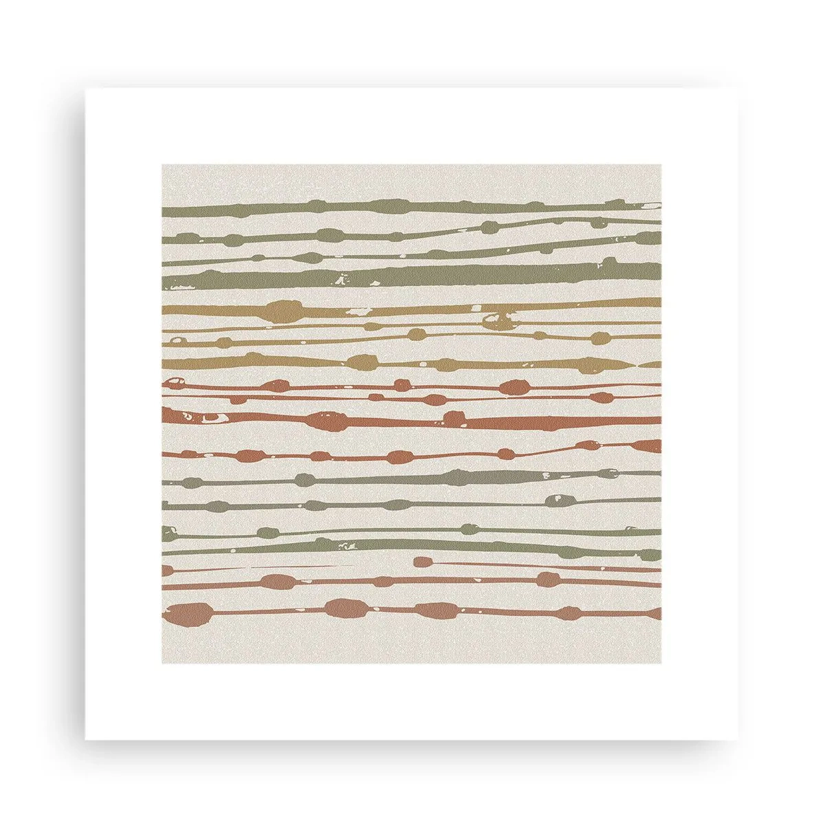 Plakat - Musikalsk farvenotation - 30x30 cm