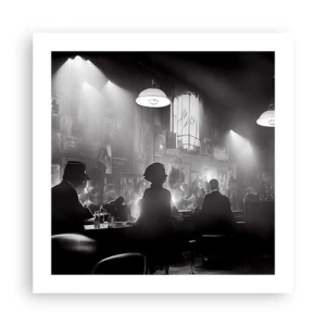 Plakat - I en jazzet stemning - 50x50 cm