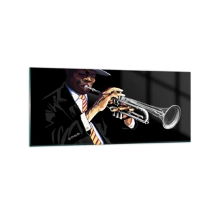 Billede på glas - Gammeldags charme - 120x50 cm