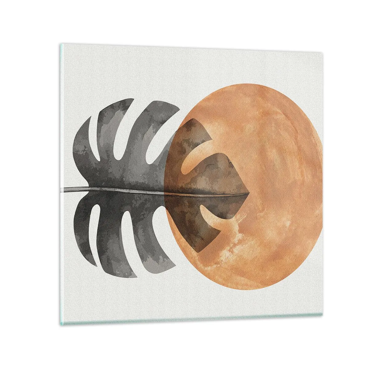 Billede på glas - Altid solen - 40x40 cm