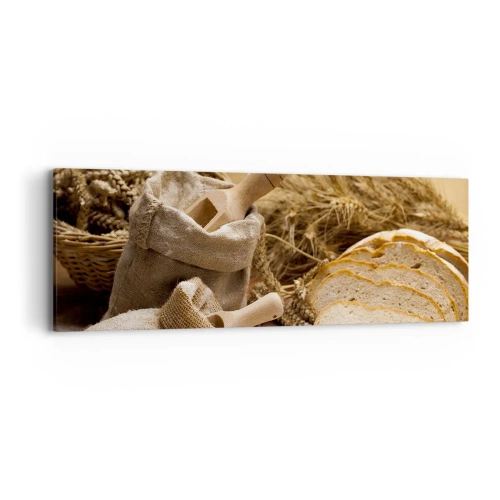 Lærredstryk - Billede på lærred - Som skåret en kniv - 90x30 cm