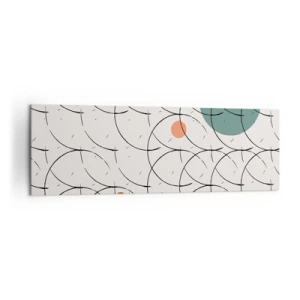 Lærredstryk - Billede på lærred - I popkunstens ånd - 160x50 cm