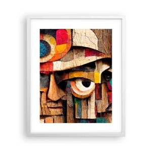 Plakat i hvid ramme - Jeg kan se dig... - 40x50 cm