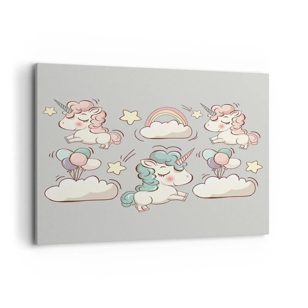 Lærredstryk - Billede på lærred - Der er bestemt ... - 100x70 cm