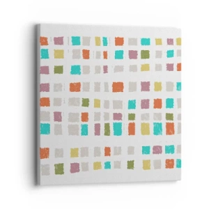 Lærredstryk - Billede på lærred - Ukendt leg - 30x30 cm