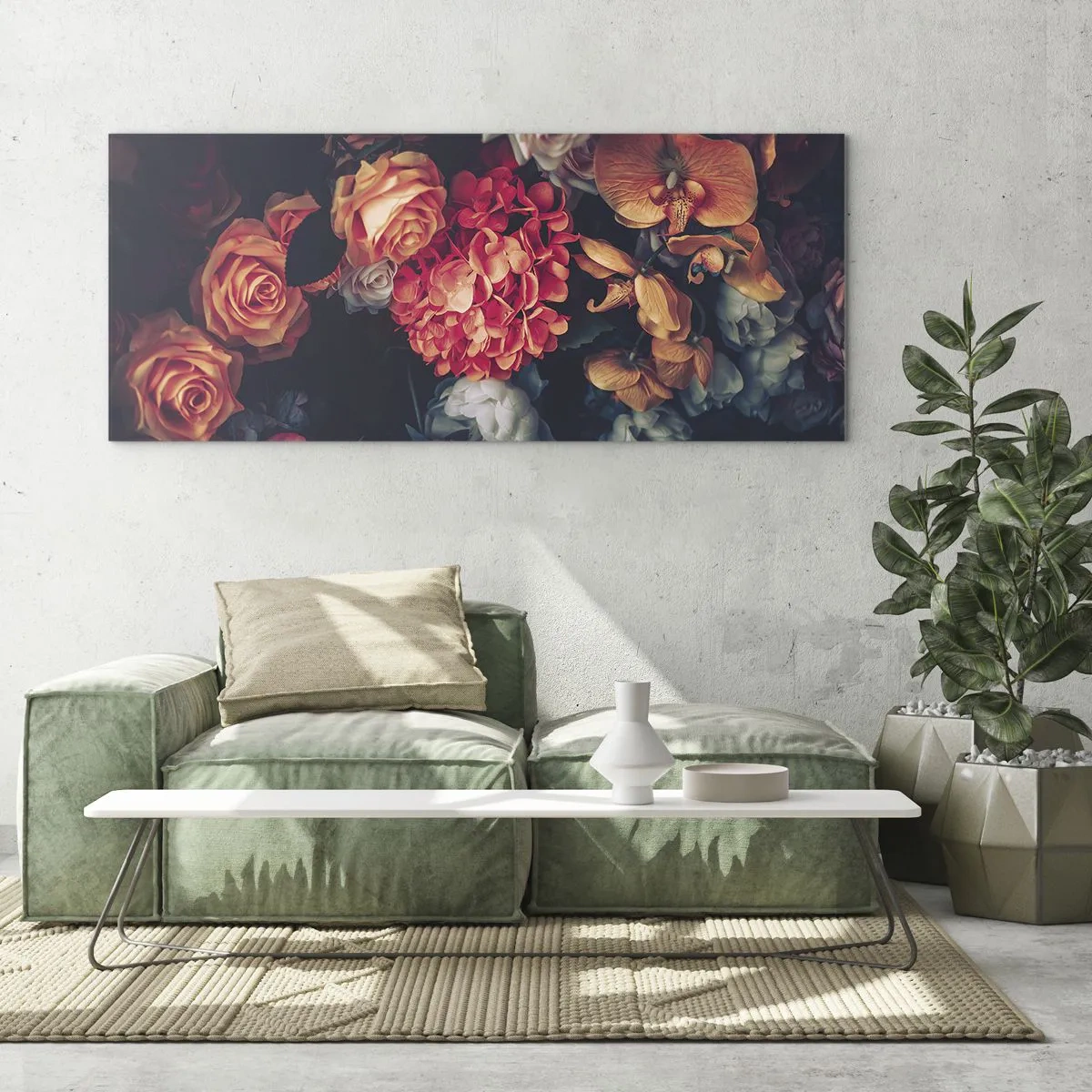 Billede på glas - Ligesom de hollandske mestre - 120x50 cm
