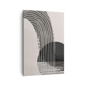 Lærredstryk - Billede på lærred - Derhen og tilbage - 70x100 cm