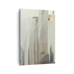 Lærredstryk - Billede på lærred - En drøm om byen - 70x100 cm