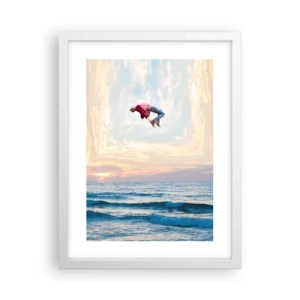 Plakat i hvid ramme - Til en anden dimension - 30x40 cm