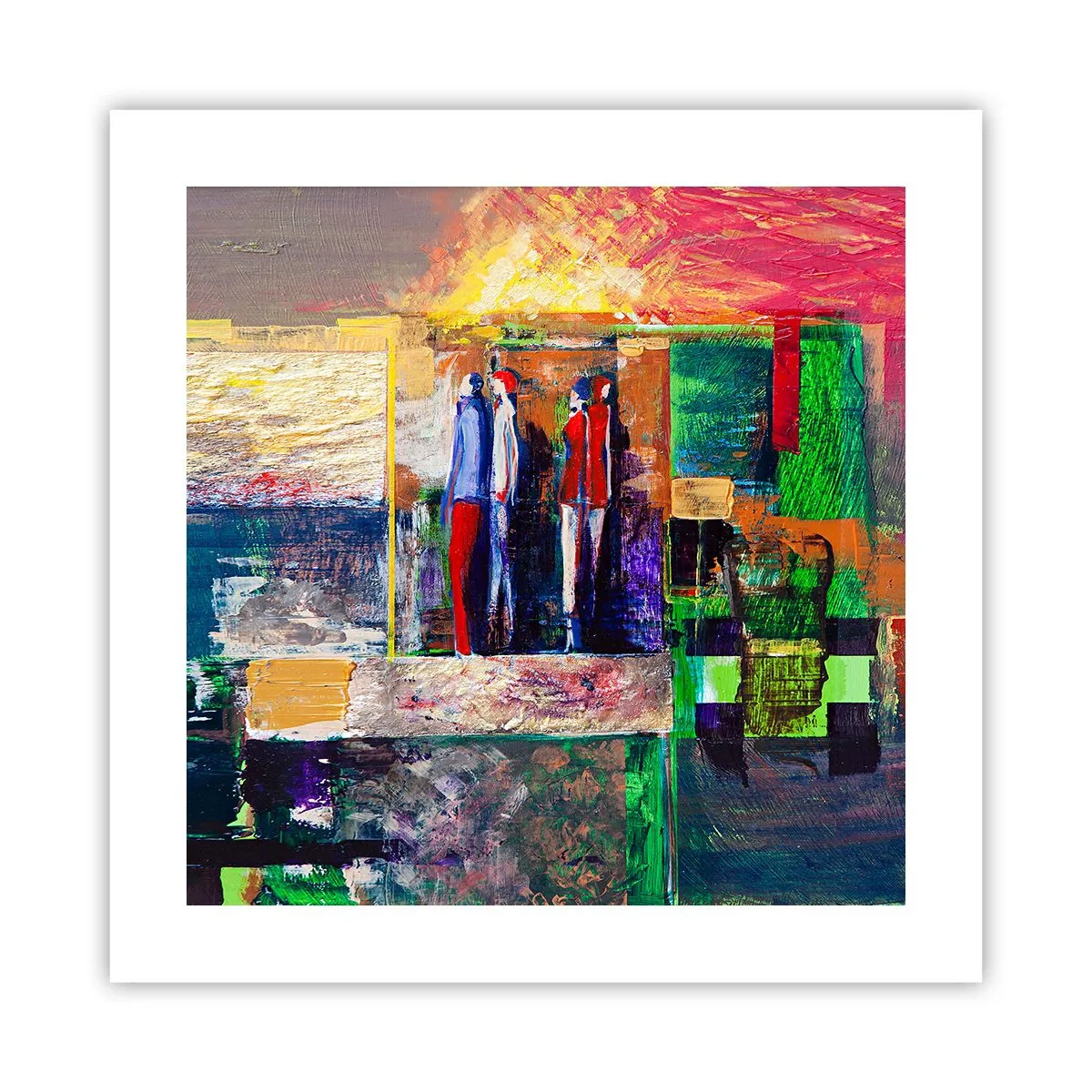Plakat - Forhold og følelser - 40x40 cm