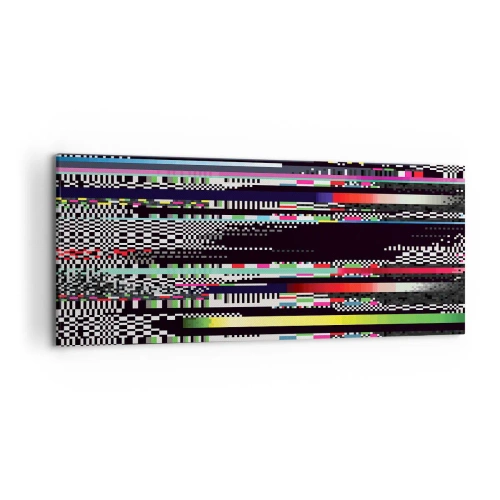 Lærredstryk - Billede på lærred - Det kontrollerede billede af virkeligheden - 120x50 cm