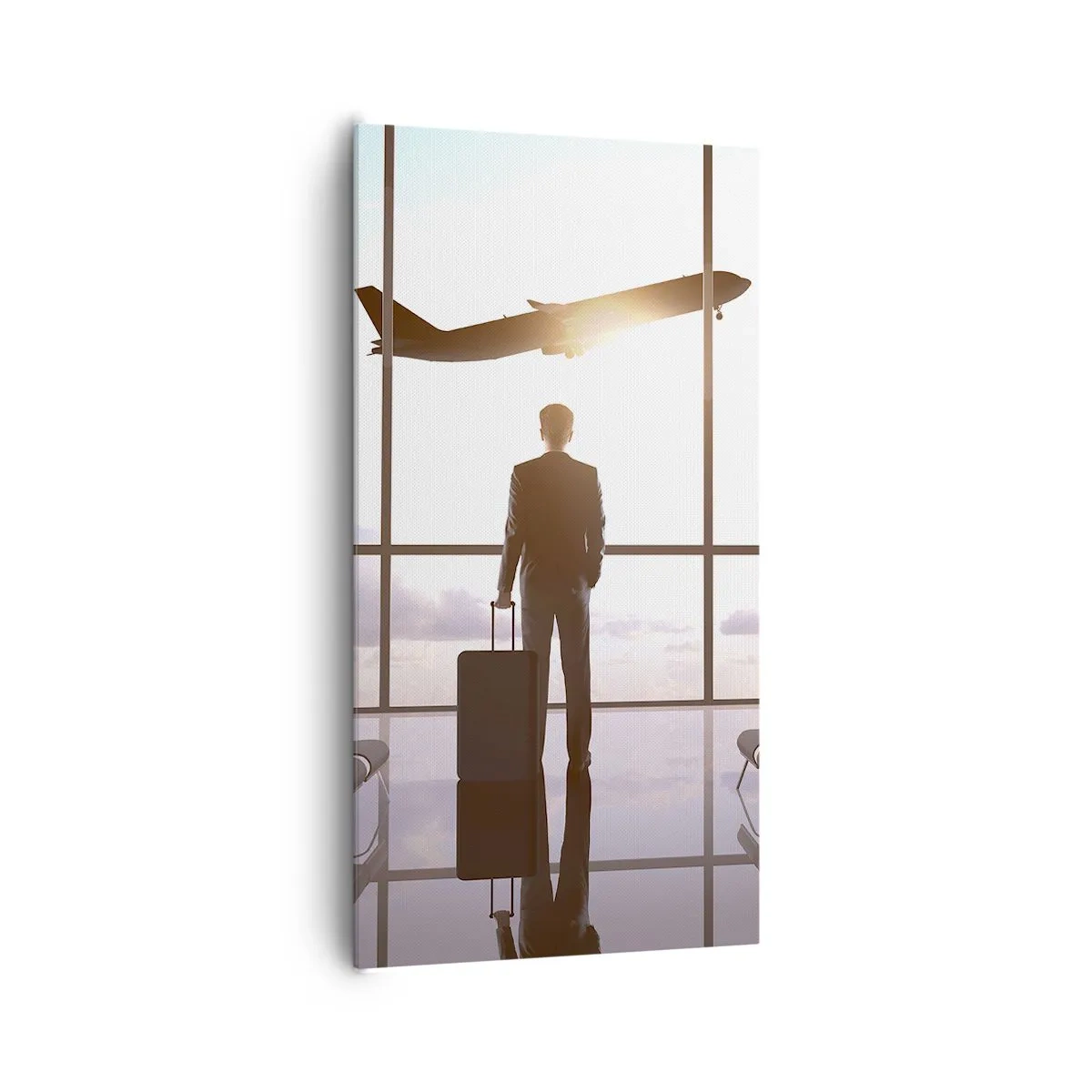 Lærredstryk - Billede på lærred - Du har tid, sæt farten ned - 65x120 cm