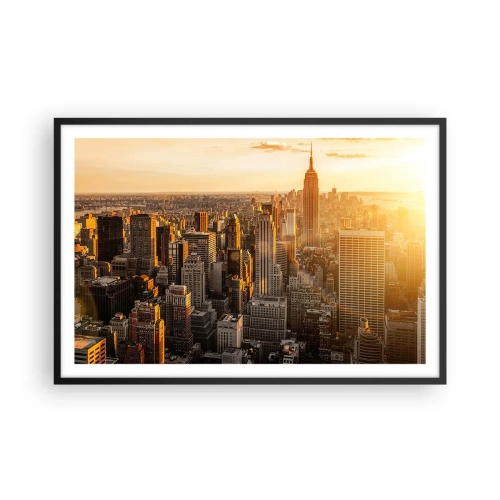 Plakat i sort ramme - At vokse i solen - 91x61 cm