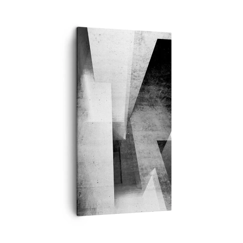 Lærredstryk - Billede på lærred - Rummet struktur - 45x80 cm