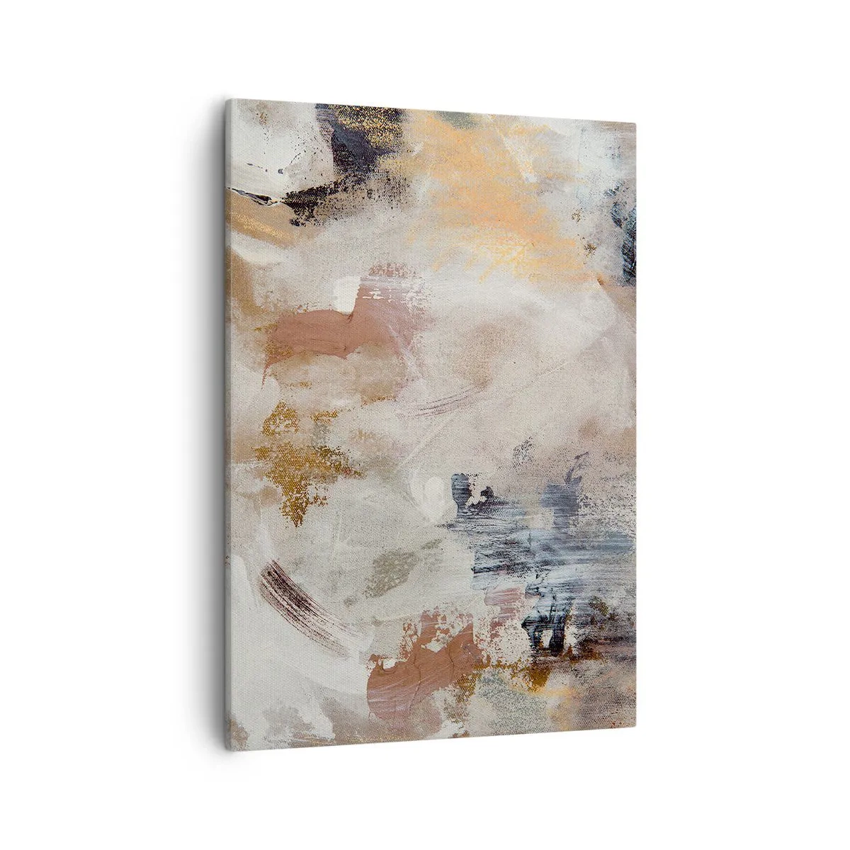 Lærredstryk - Billede på lærred - Tågeagtig abstraktion - 50x70 cm