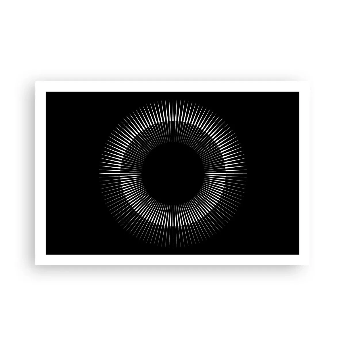 Plakat - Sort sol - 91x61 cm
