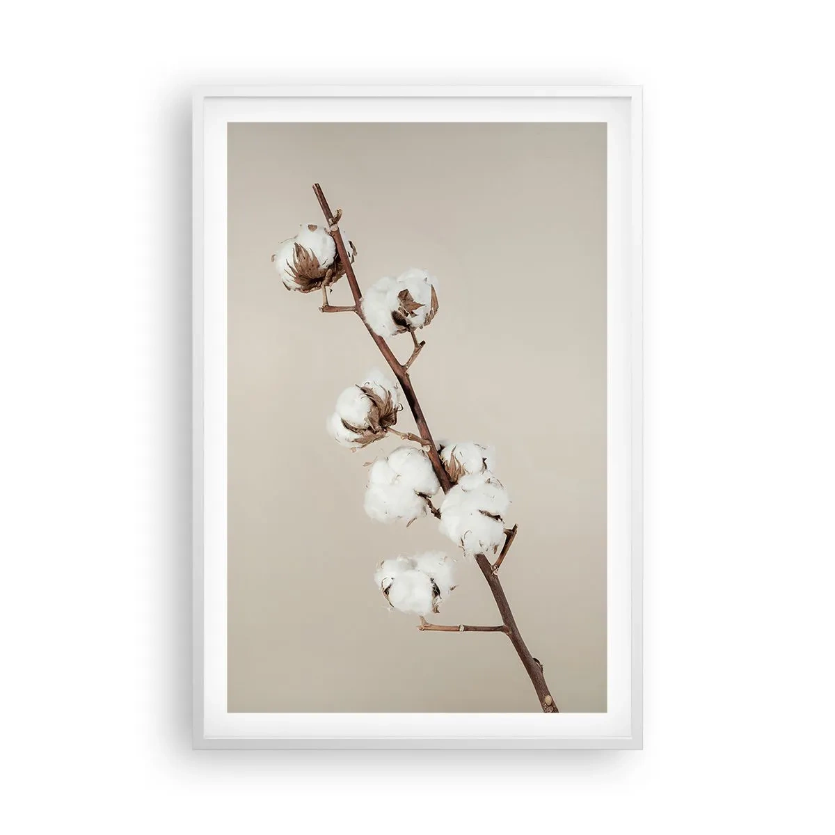 Plakat i hvid ramme - Ved kilden til blødhed - 61x91 cm