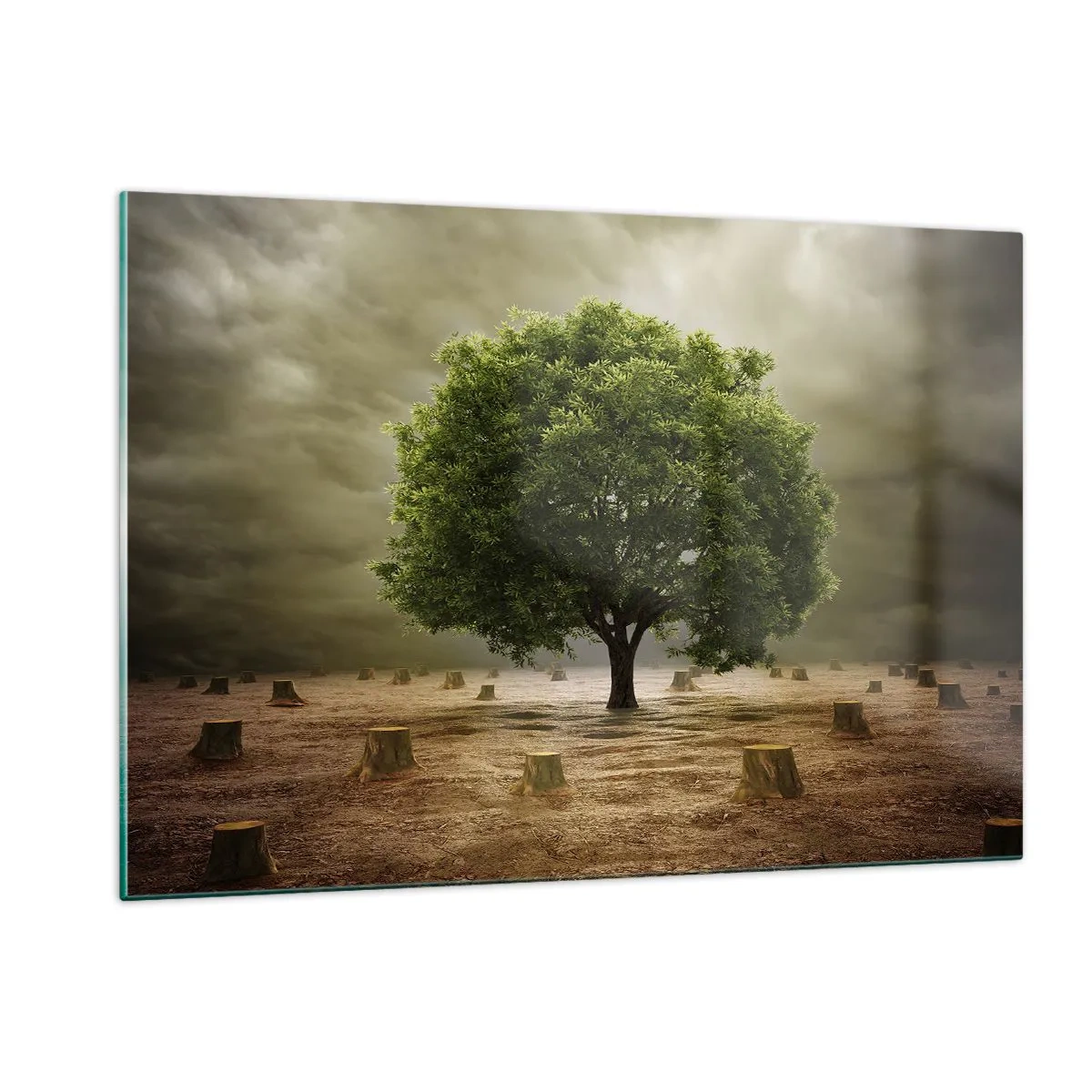 Billede på glas - Alt håb - 120x80 cm
