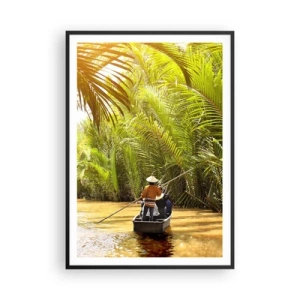 Plakat i sort ramme - Palmeslugten - 70x100 cm