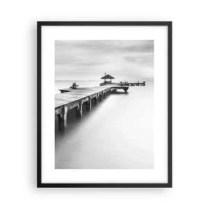 Plakat i sort ramme - Ind i det fjerne - 40x50 cm
