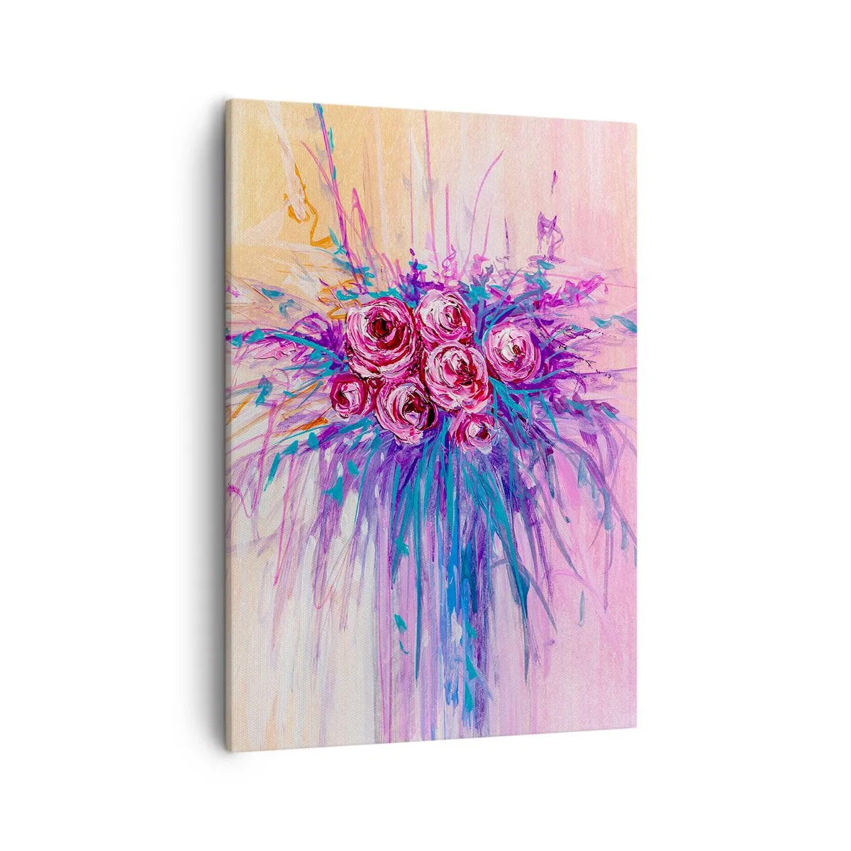 Lærredstryk - Billede på lærred - Rose springvand - 50x70 cm