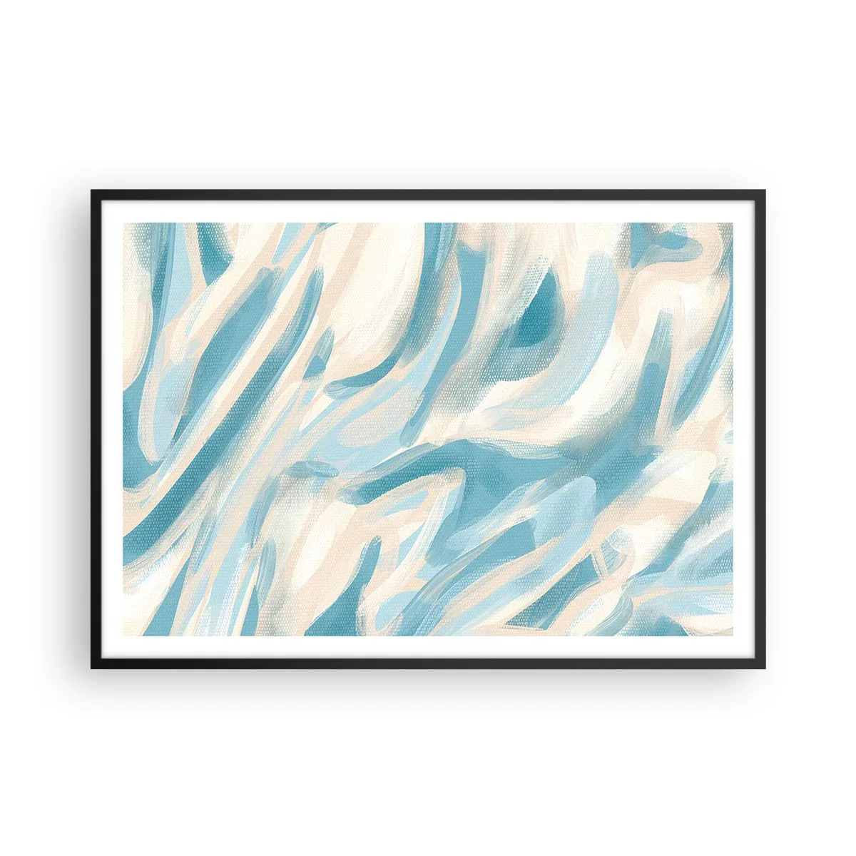 Plakat i sort ramme - Forårsbriser - 100x70 cm