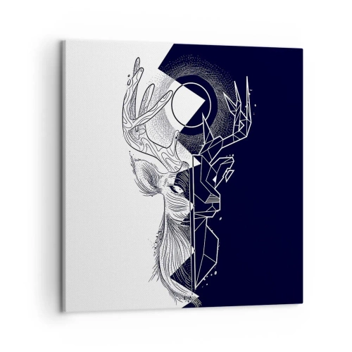 Lærredstryk - Billede på lærred - Modsætningernes kamp og enhed - 50x50 cm