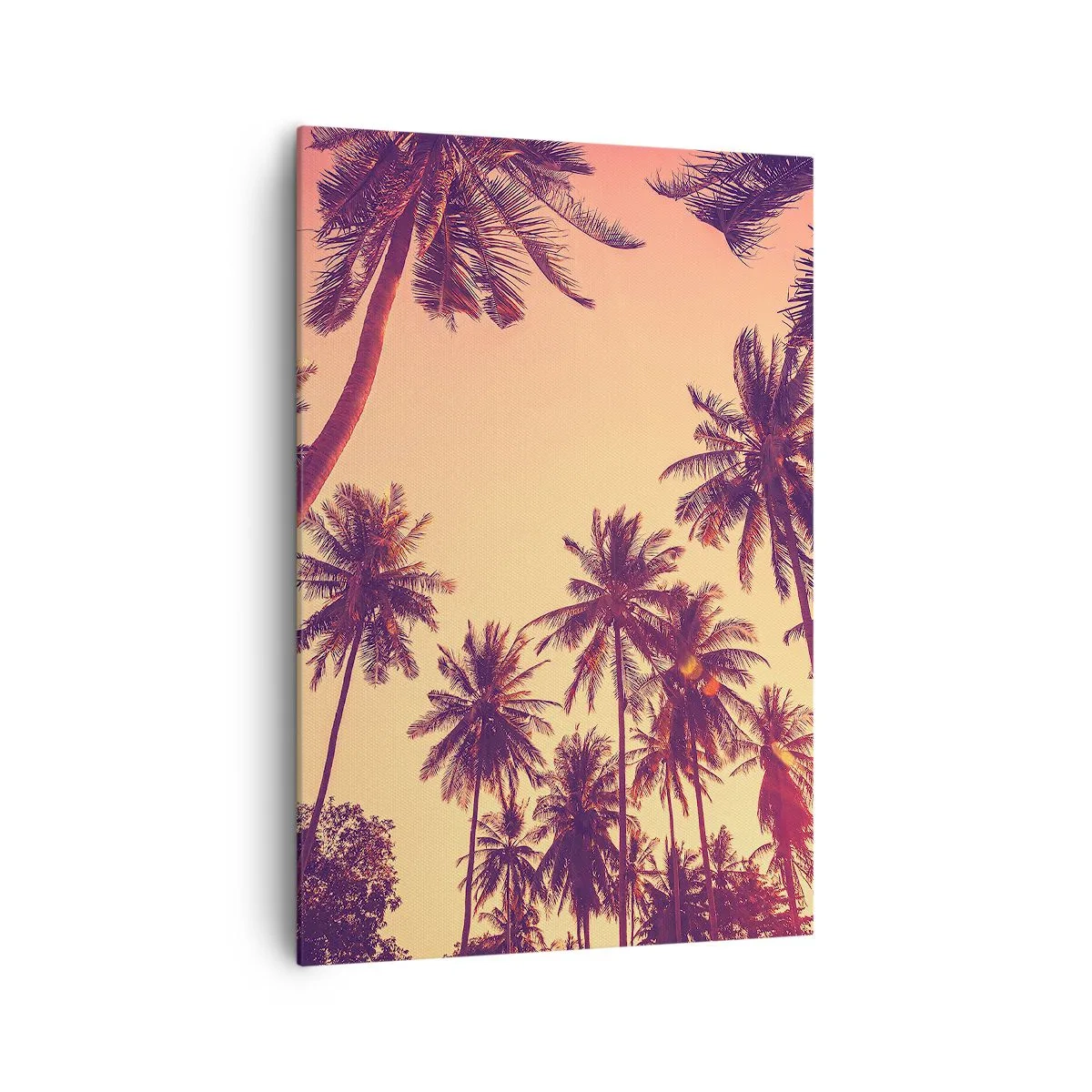 Lærredstryk - Billede på lærred - Tropisk variation - 70x100 cm