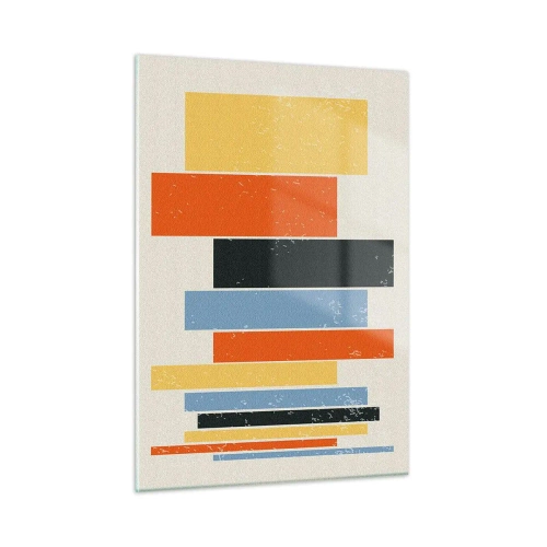 Billede på glas - Optagelse af musik - 50x70 cm