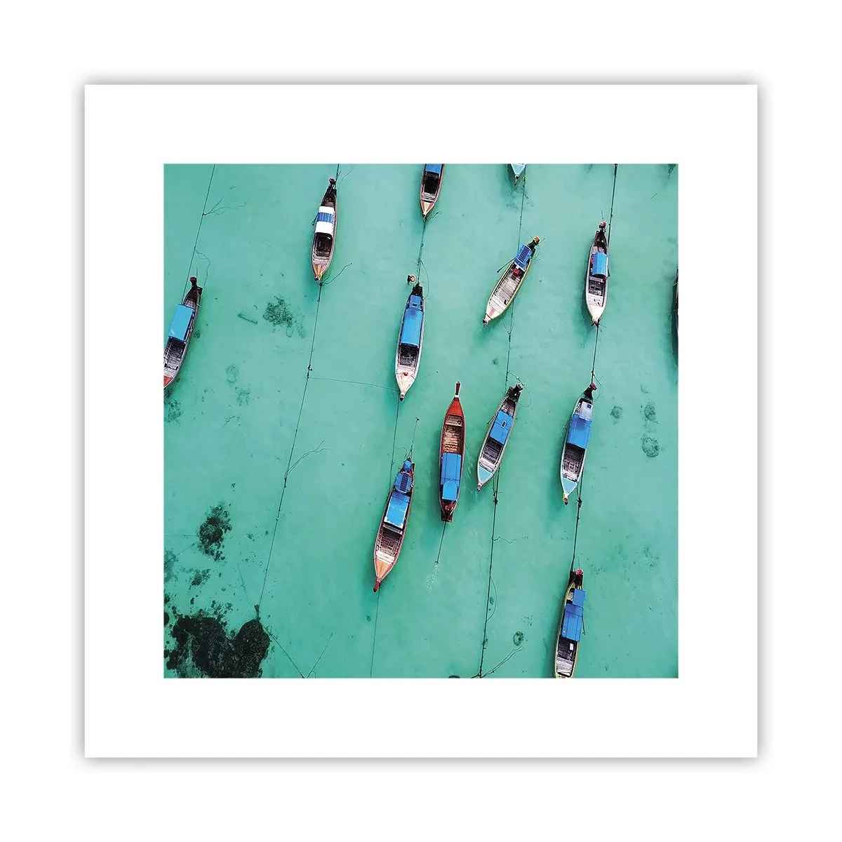 Plakat - I glædelig forventning - 30x30 cm