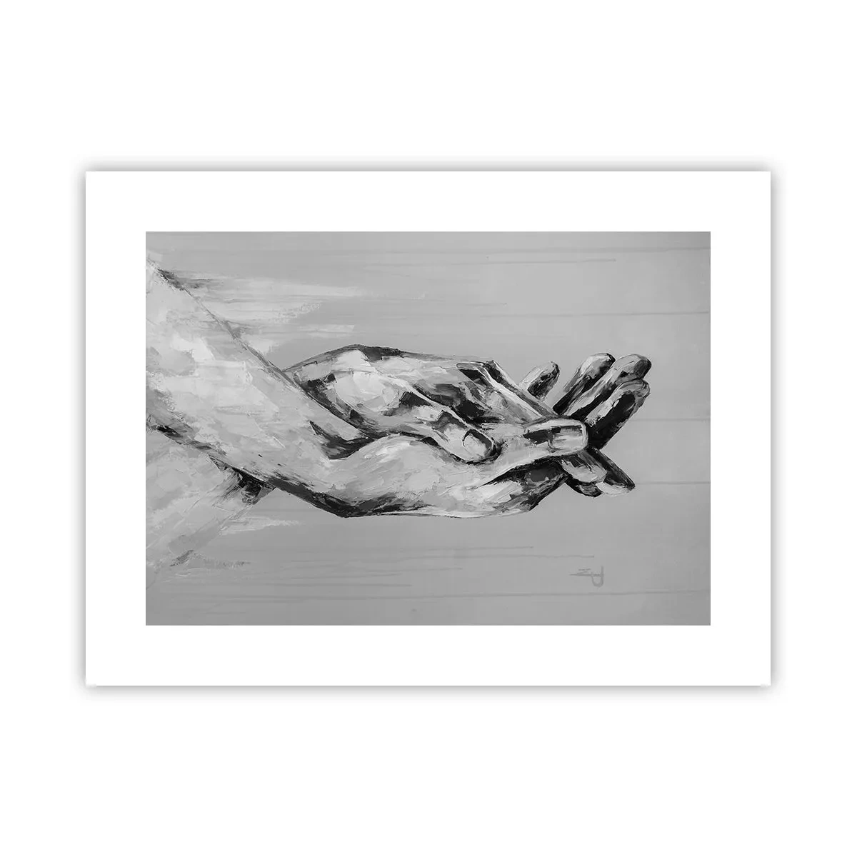 Plakat - Begyndelsen ... - 40x30 cm